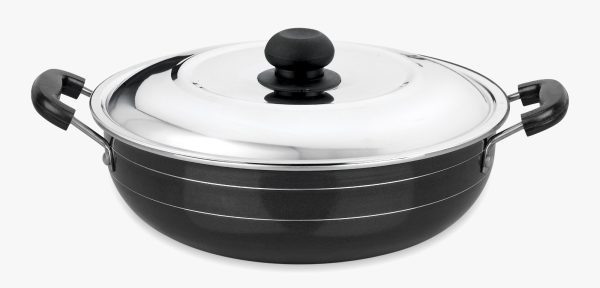 RHKD 745-23CM DEEP KADAI WITH SS LID